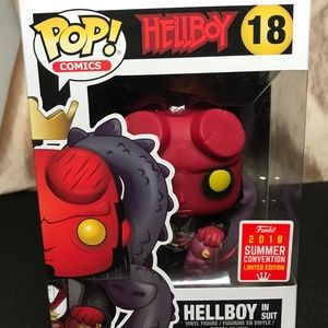 Hellboy in Suit Tentacles #18 SDCC Funko Pop Toy
